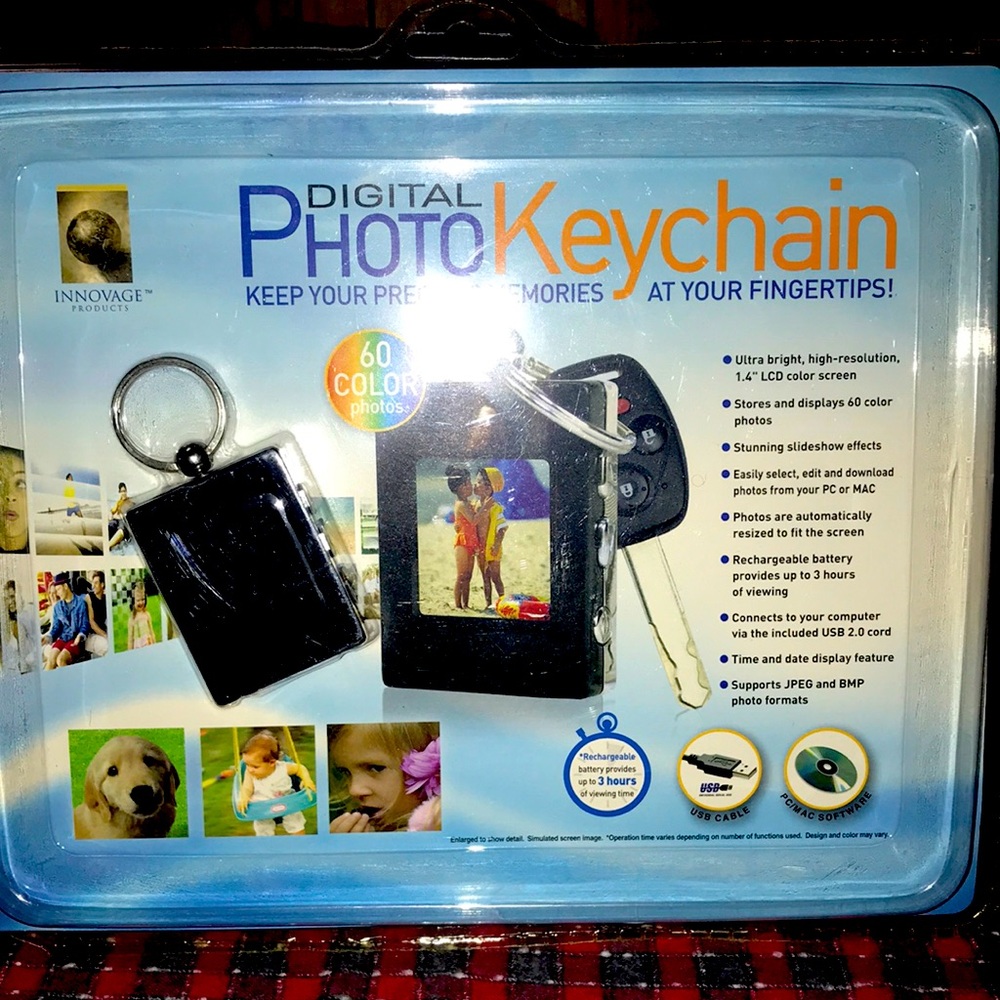 4/$10🌻🌻Innovage Digital Photo Keychain (new)